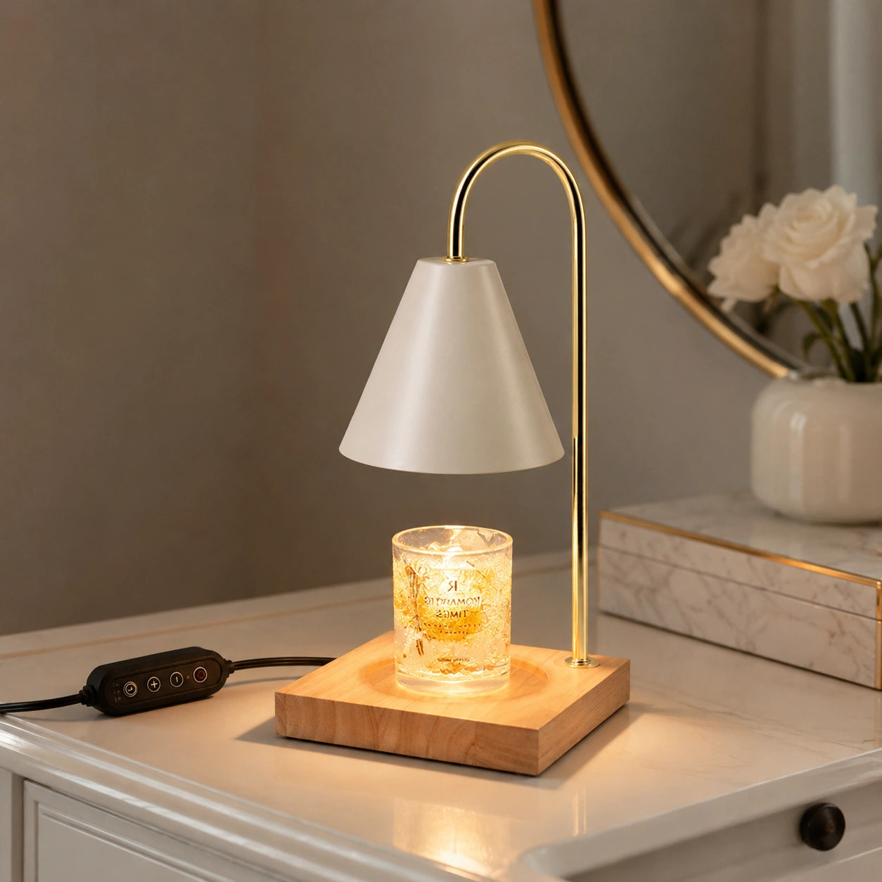 Candle Warmer Lamp with Dimmer Switch & Aromatherapy