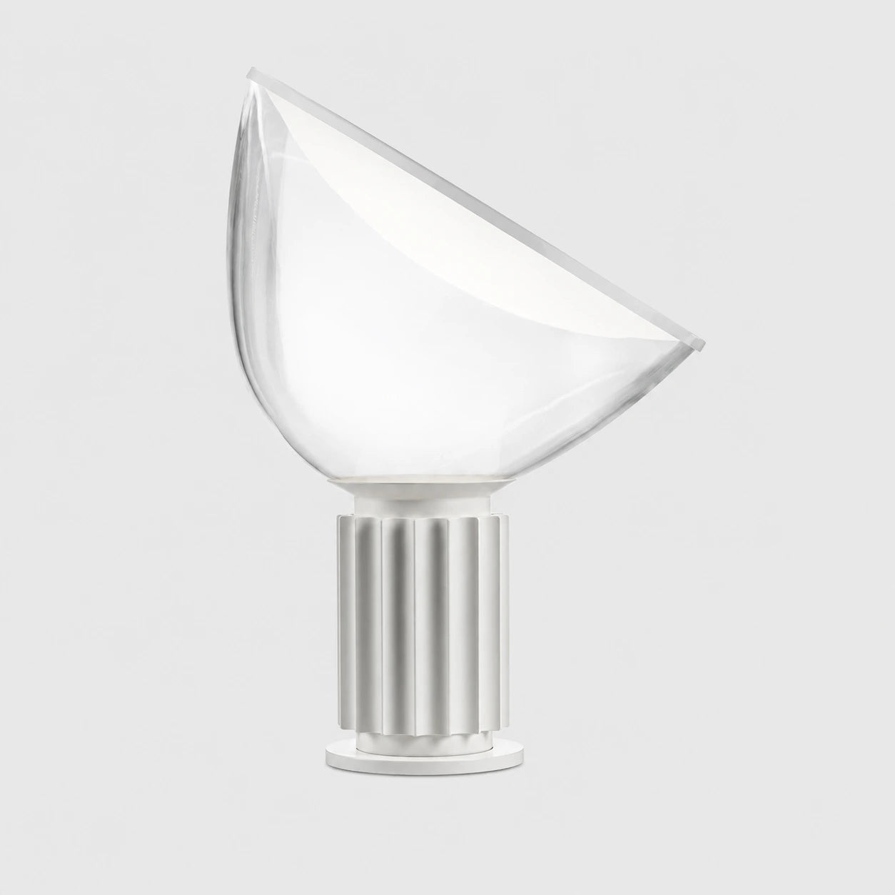 Sculptural Glass Bowl Table Lamp