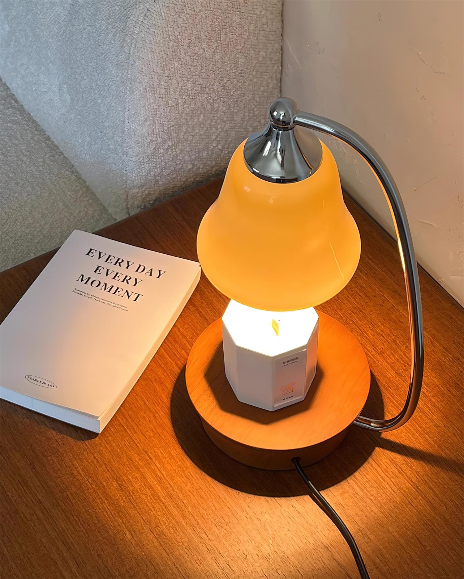 Jaro Candle Warmer Lamp – Nordic Metal Shade – Wax Melting Design
