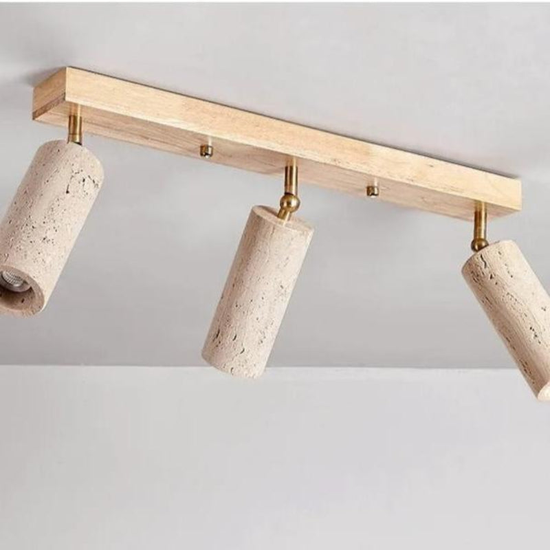 Contemporary Adjustable Led Natural Stone Ceiling Light