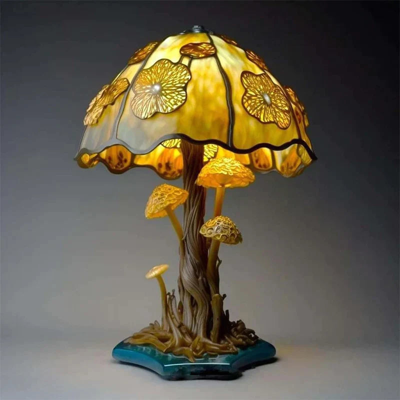 Mushroom Table Lamp - Ambient Lighting - Mushroom Shade