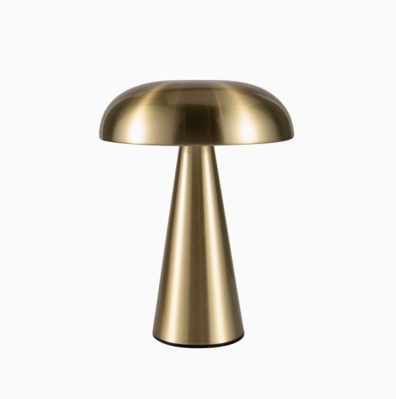 Modern Mushroom LED Table Lamp – Cordless Rechargeable Iron for Bedroom & Living Room
