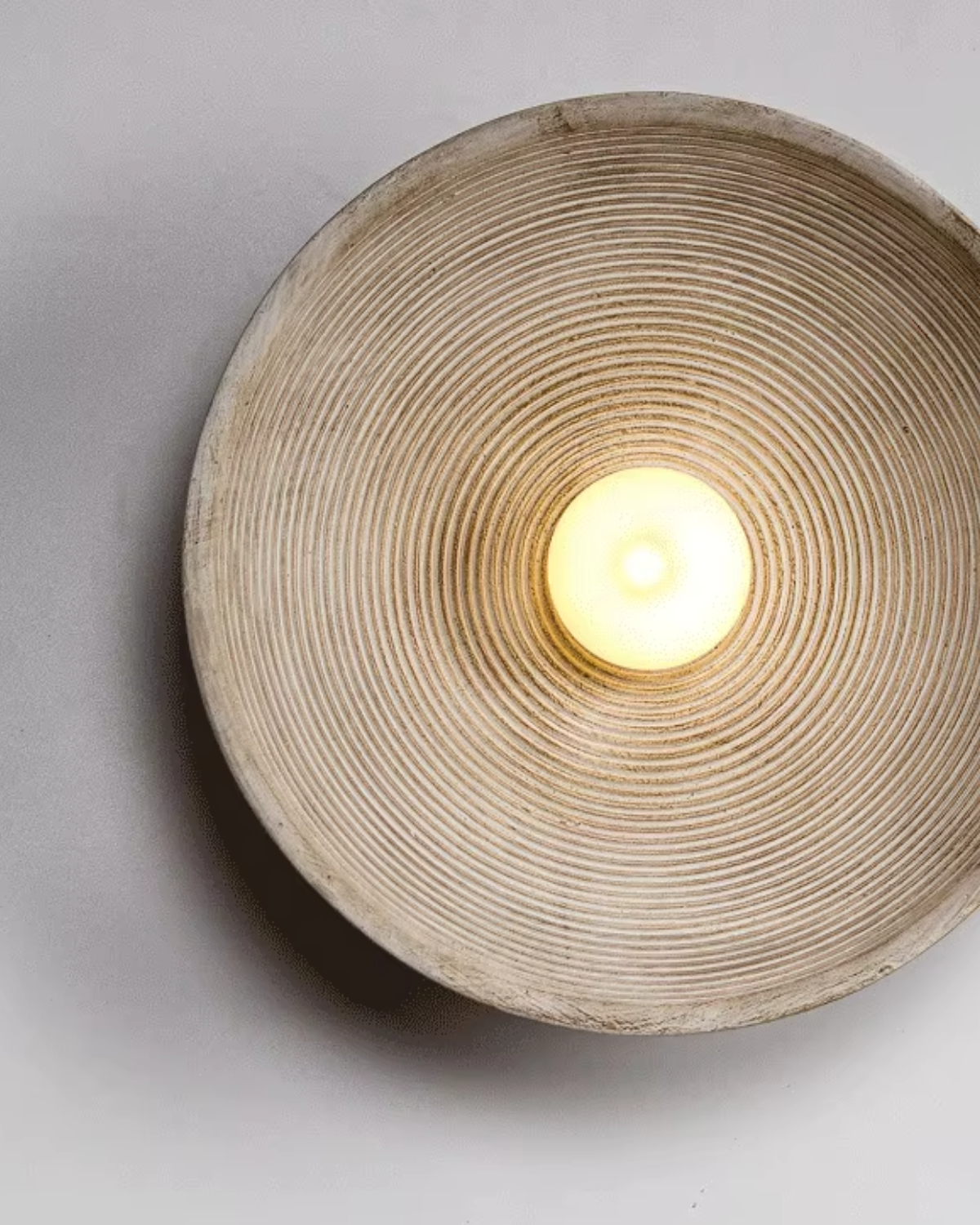 Sculptural Modern Natural Resin Indoor Ambient Lighting Wall lamp