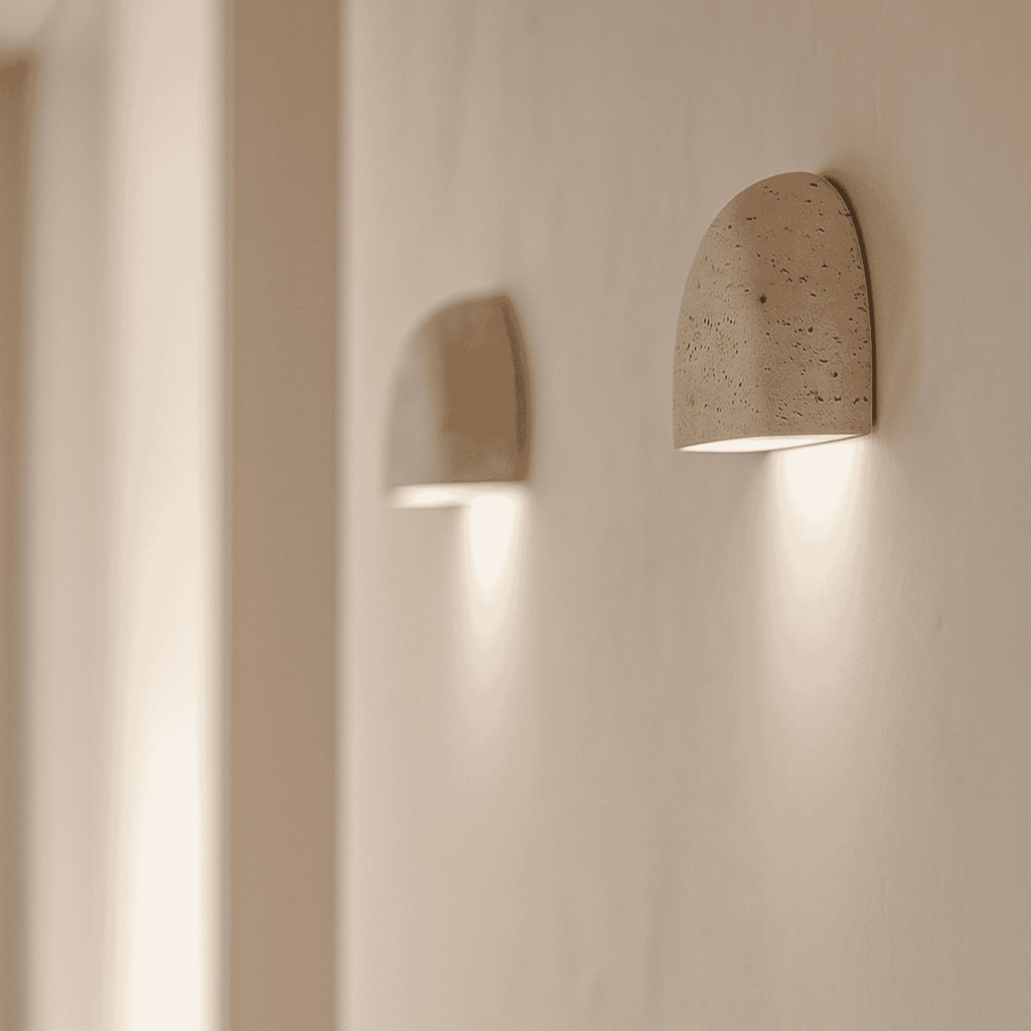 Travertine Stone Wall Lamp
