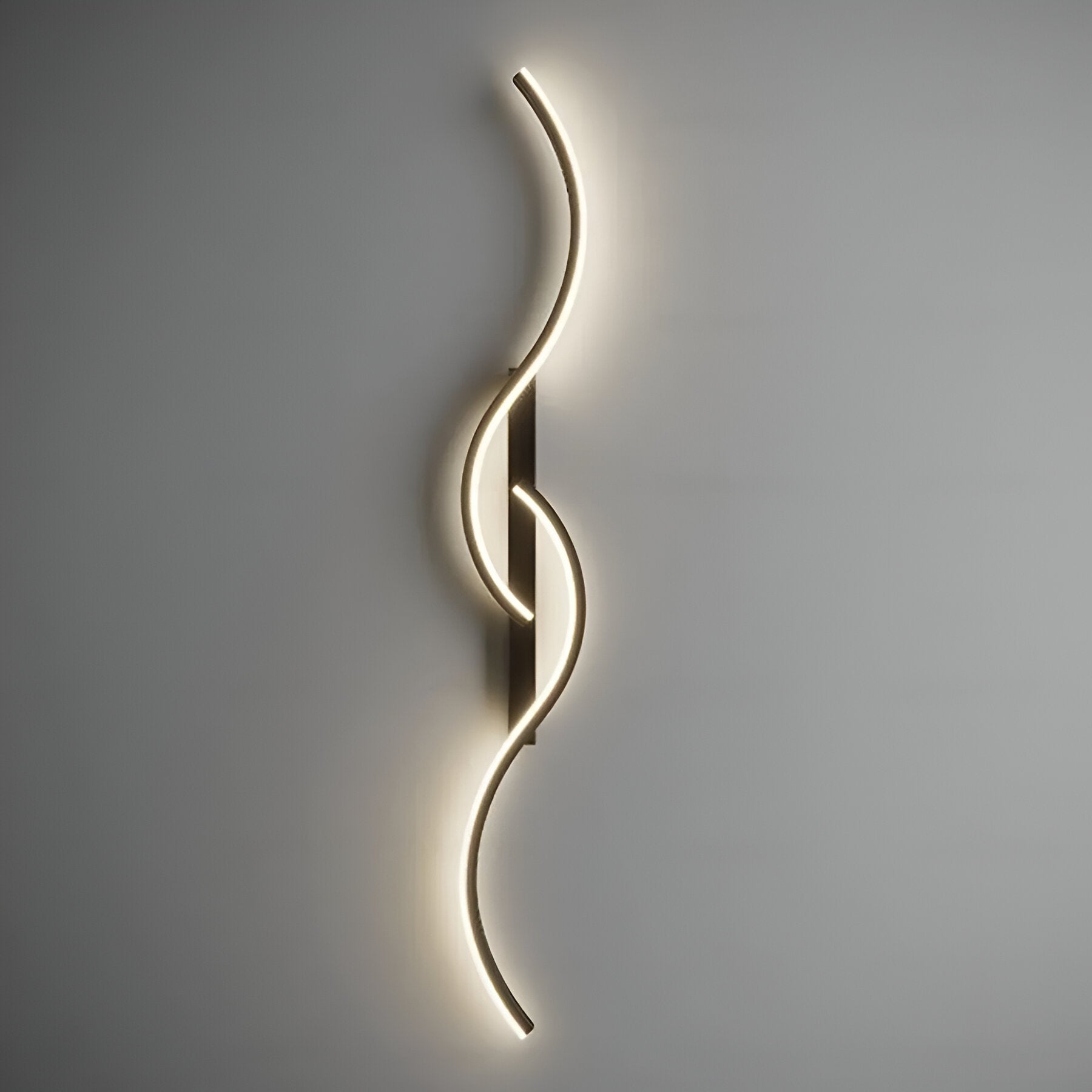 Sleek Minimalist Curved Wall Light