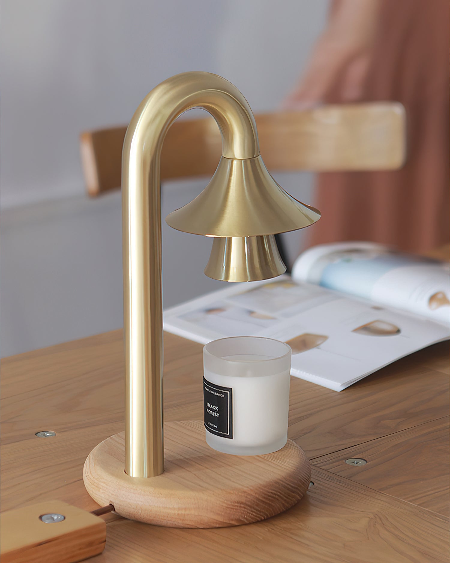 Lumix Candle Wax Warmer Lamp – Modern Luminous Design – Indoor Wax Heating