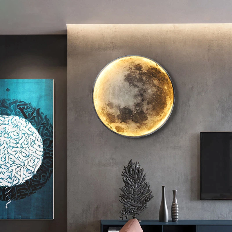 Lunar Adjustable Color Temperature Led Dimmable Ambient Remote Control Moon Lamp