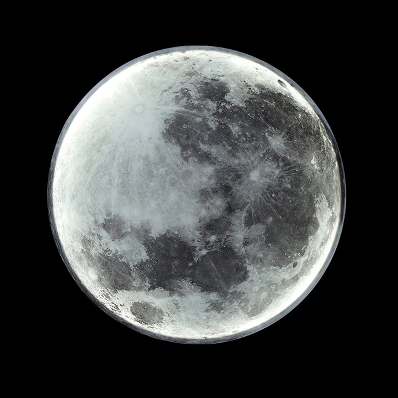 Lunar Adjustable Color Temperature Led Dimmable Ambient Remote Control Moon Lamp