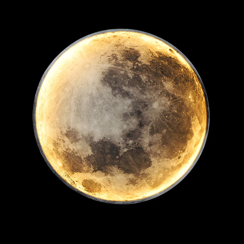 Lunar Adjustable Color Temperature Led Dimmable Ambient Remote Control Moon Lamp
