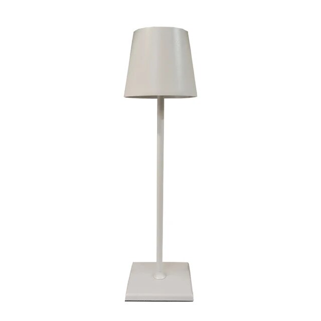 Battery Operated Bedside Table Lamp for Bedroom - Wireless Rechargeable LED - Touch Control