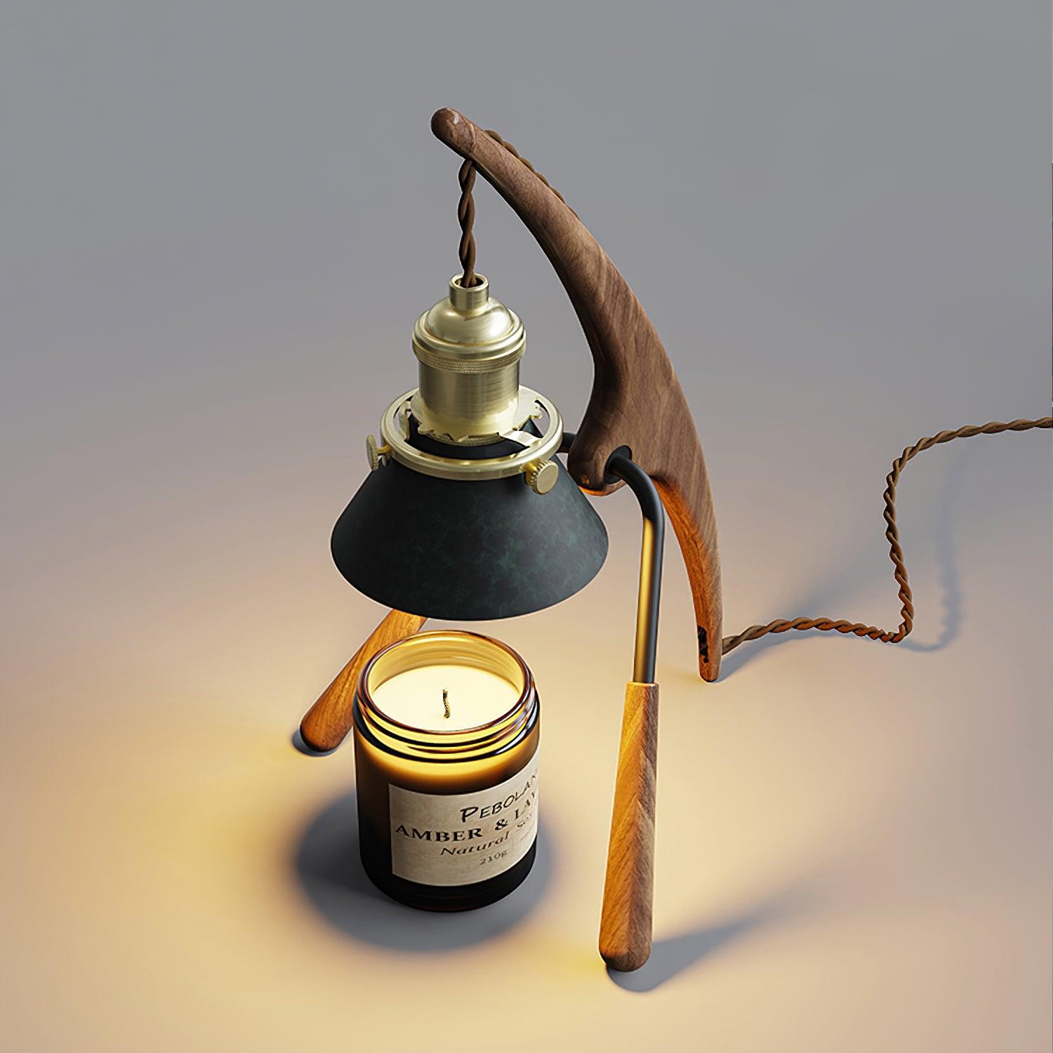 Mantis Warming Candle Lamp – Insect Art Design