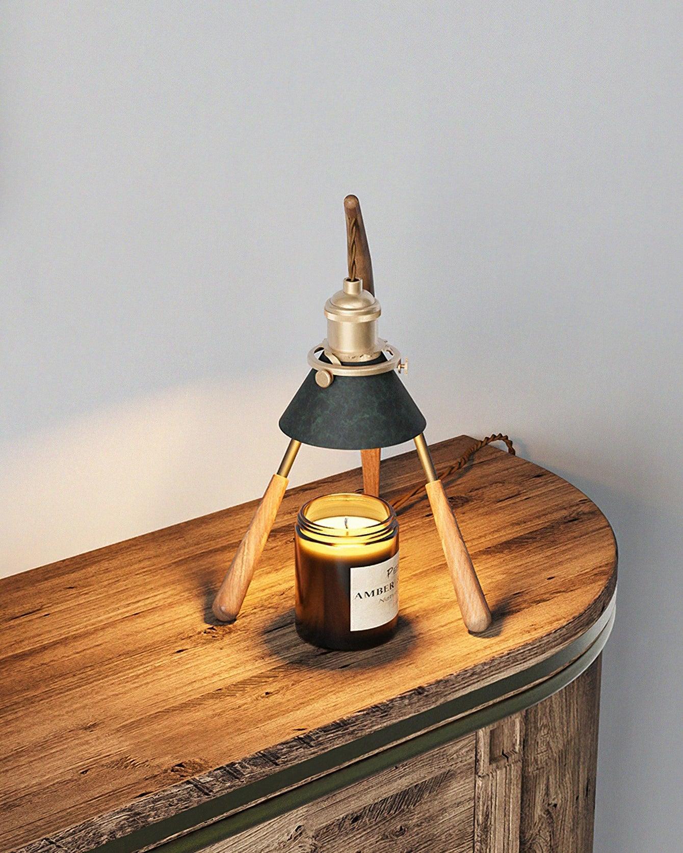 Mantis Warming Candle Lamp – Insect Art Design