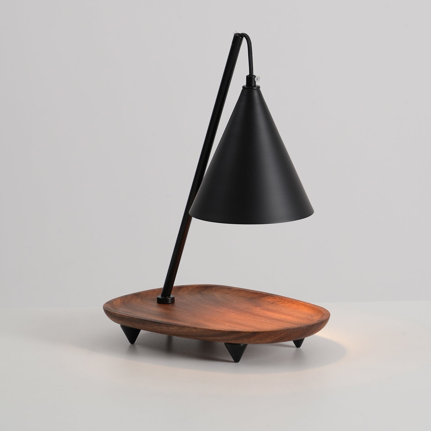 Mikaro Candle Warmer Lamp – Clean Rounded Design Indoor Wax Melter