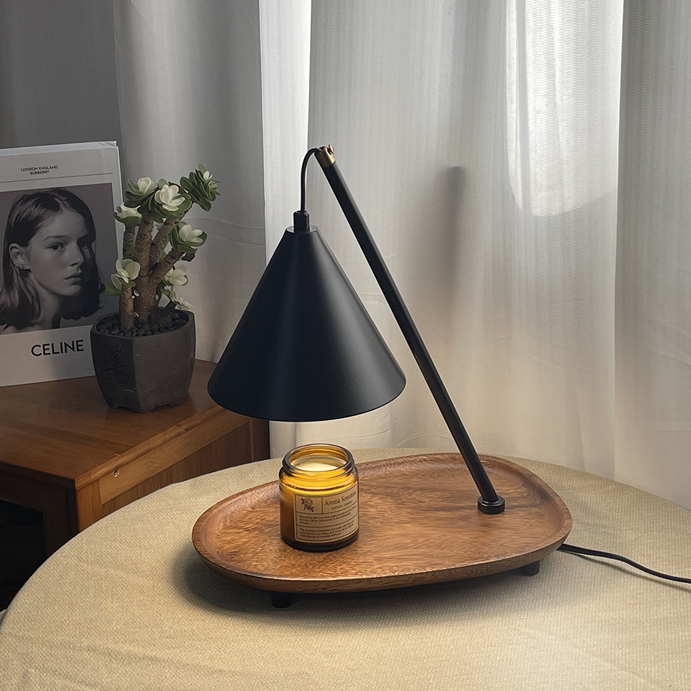Mikaro Candle Warmer Lamp – Clean Rounded Design Indoor Wax Melter