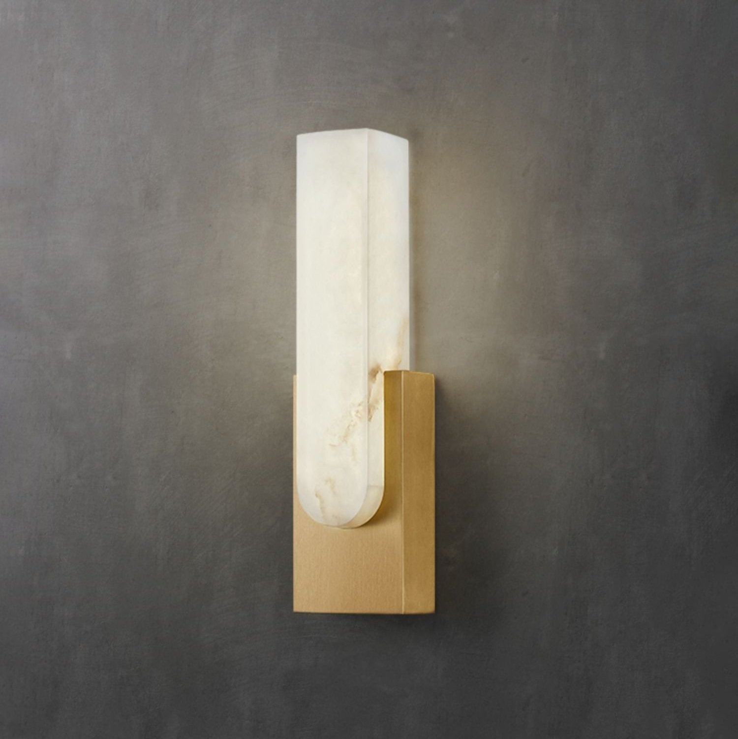 Modern Vertical LED Tube Wall Sconce – 50cm Resin Metal – Bedroom Hallway