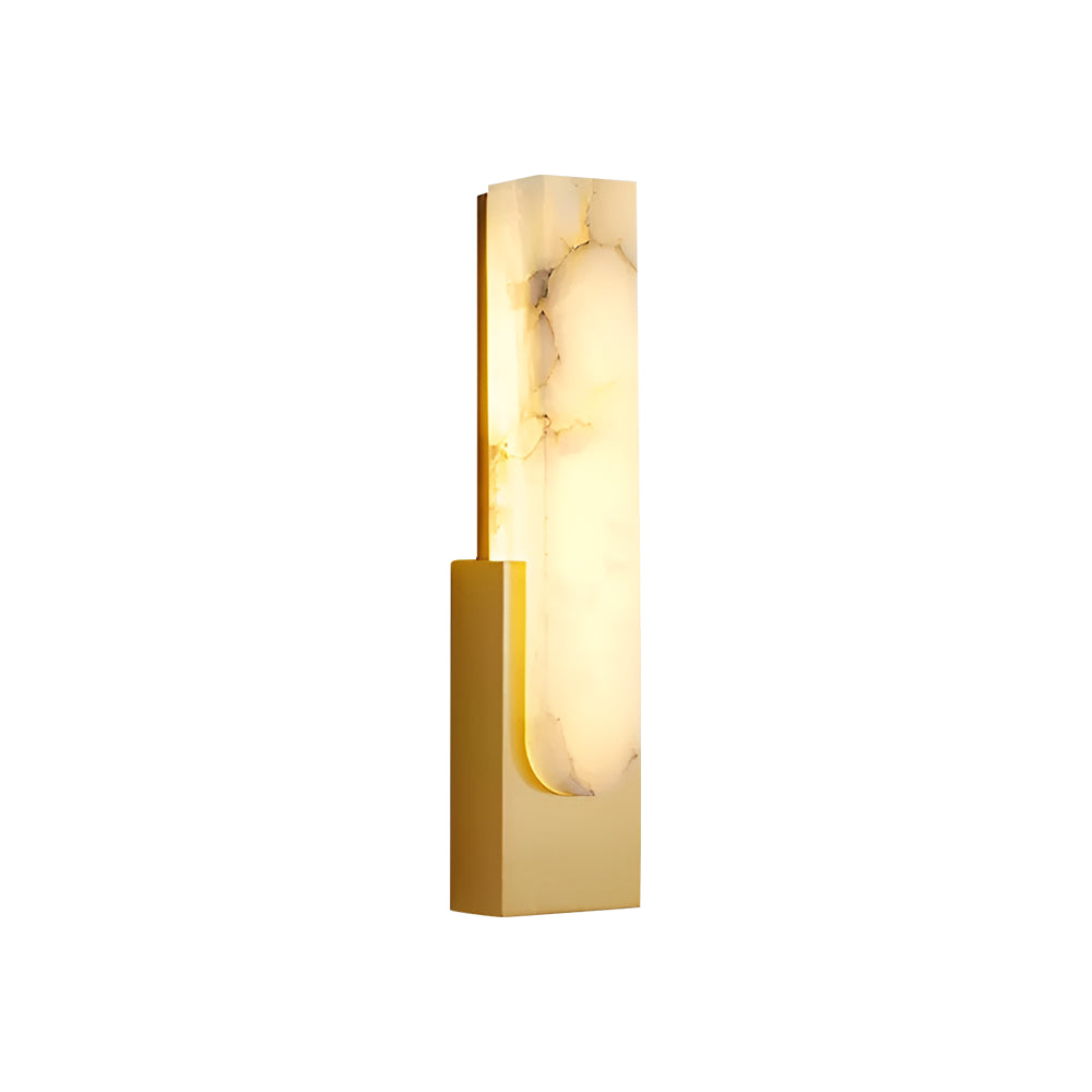 Modern Vertical LED Tube Wall Sconce – 50cm Resin Metal – Bedroom Hallway