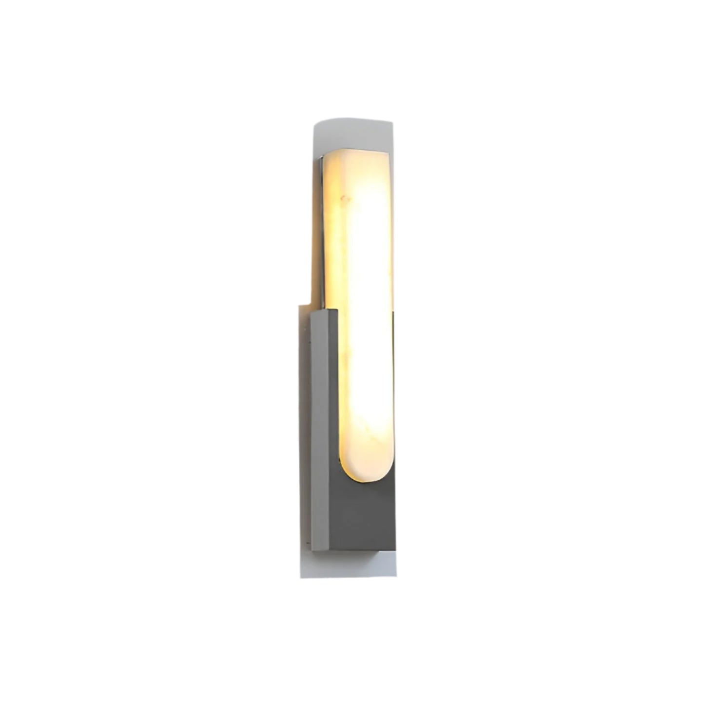 Modern Vertical LED Tube Wall Sconce – 50cm Resin Metal – Bedroom Hallway