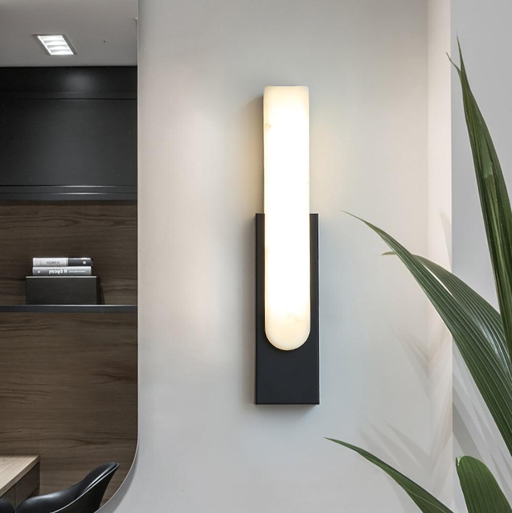 Modern Vertical LED Tube Wall Sconce – 50cm Resin Metal – Bedroom Hallway