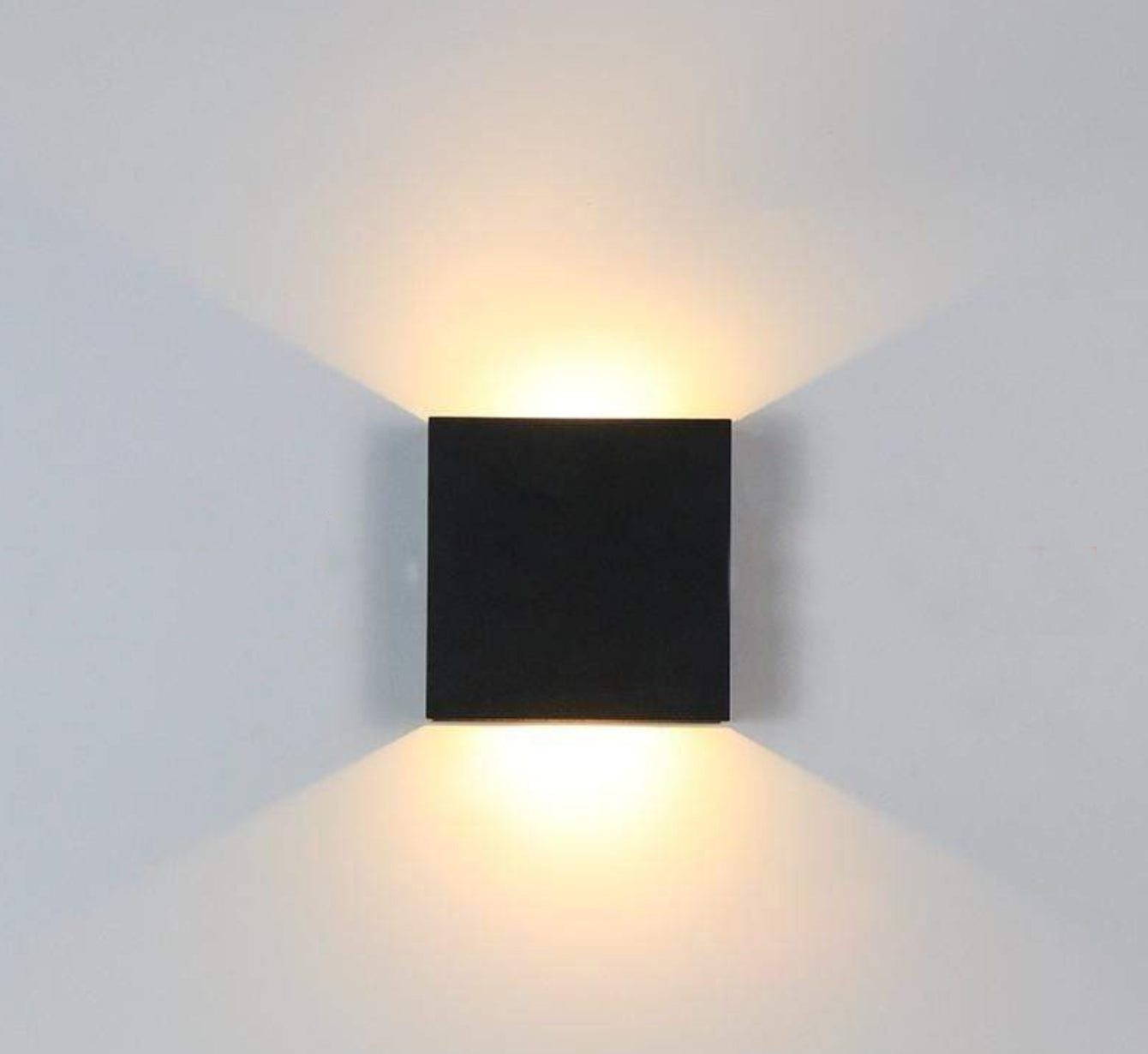 Modern Adjustable Square LED Wall Light IP65 Waterproof