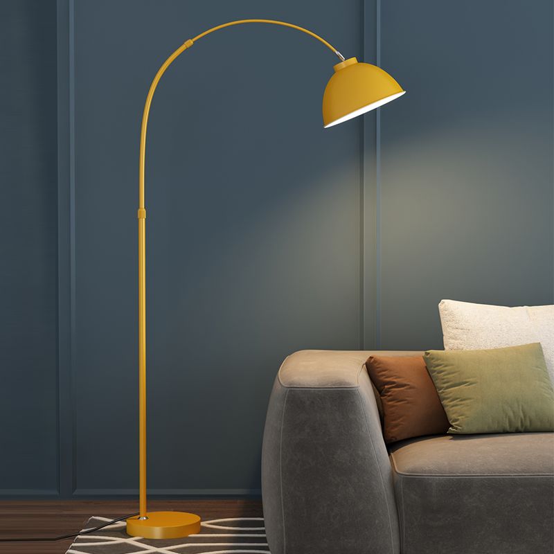 Modern Morandi Arc Floor Lamp
