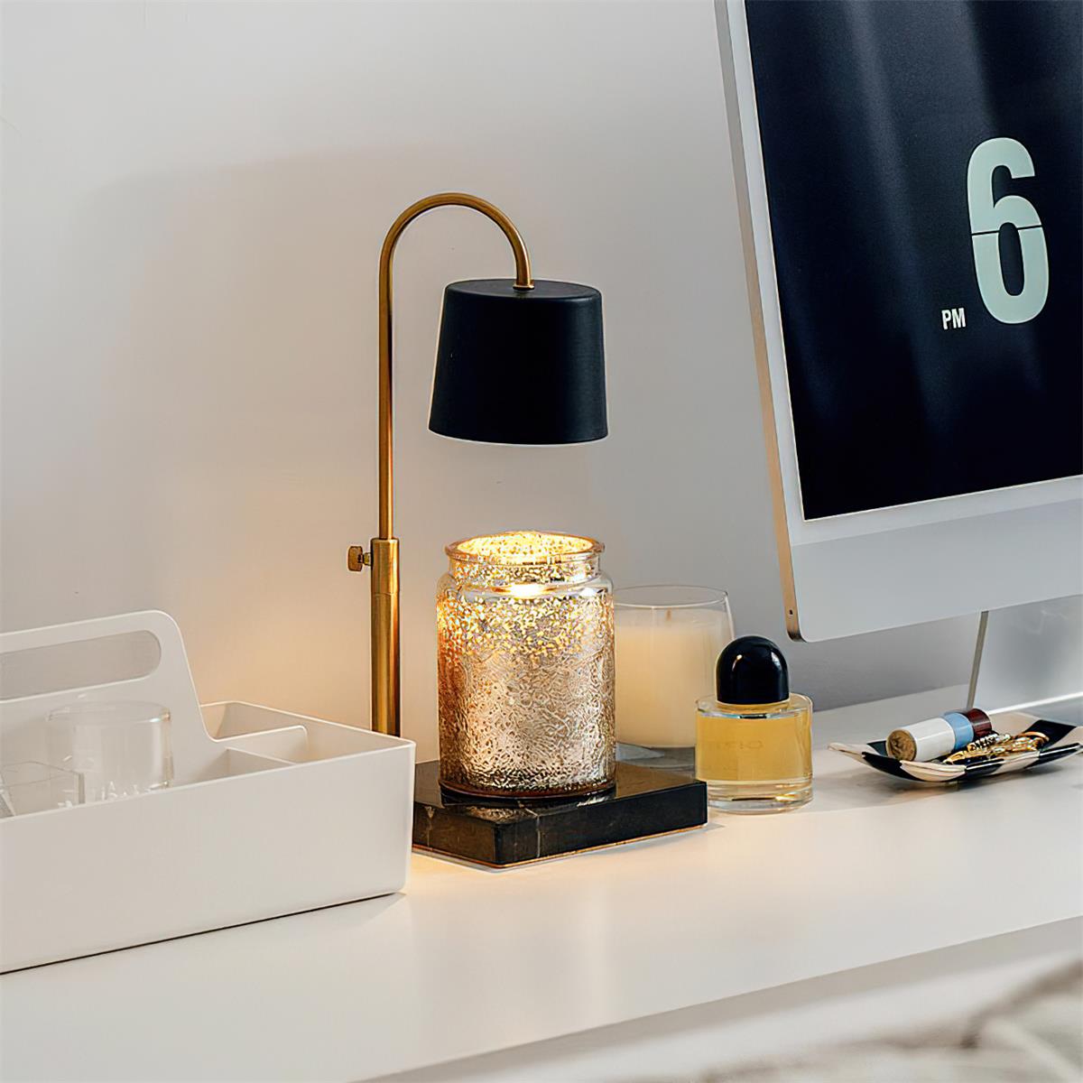 Noroa Candle Warmer Lamp – Matte Ceramic Top