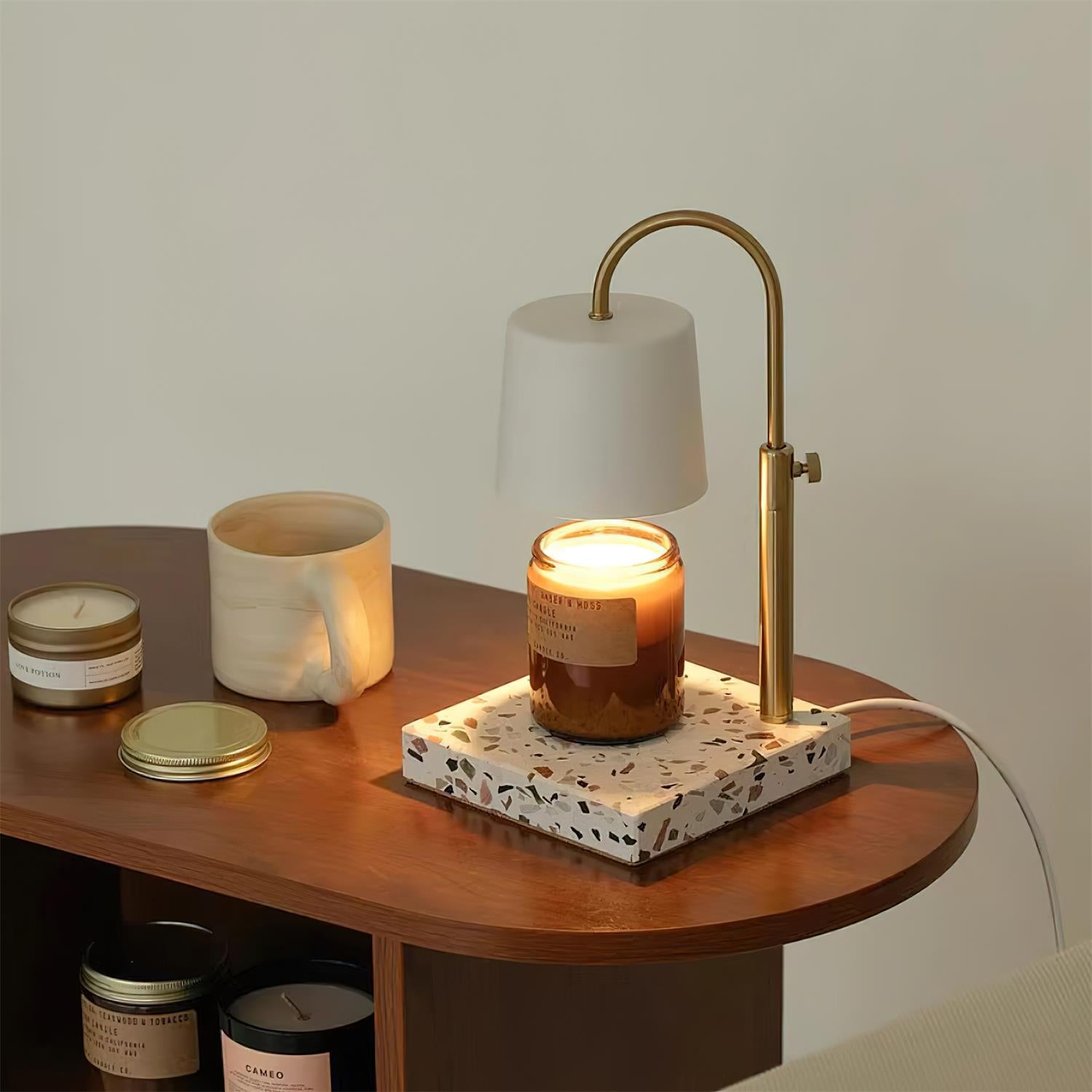 Noroa Candle Warmer Lamp – Matte Ceramic Top