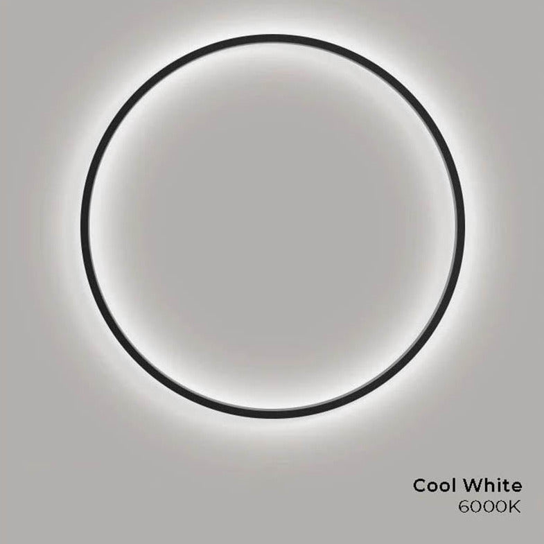 Ring LED Wall Sconce – USB Charging Modern Nordic – Bedroom Hallway