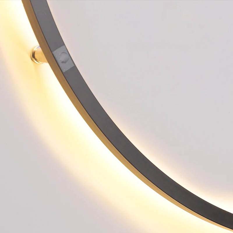 Ring LED Wall Sconce – USB Charging Modern Nordic – Bedroom Hallway
