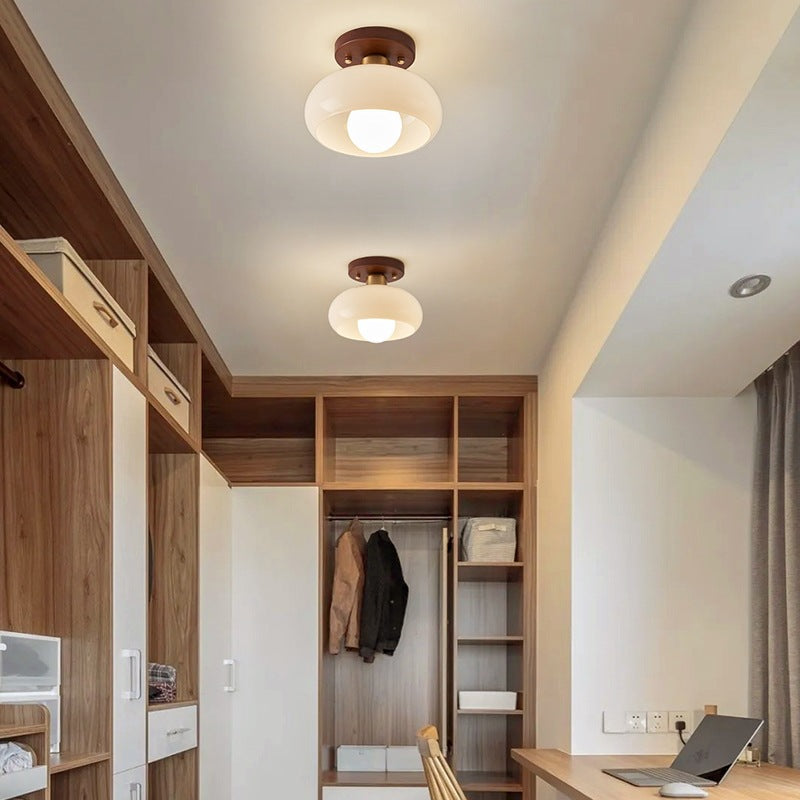 Bauhaus Cream Ceiling Light Modern Design
