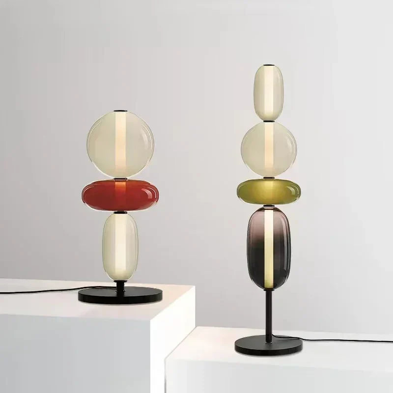 Designer Floor Lamp Colorful LED Adjustable Height Modern