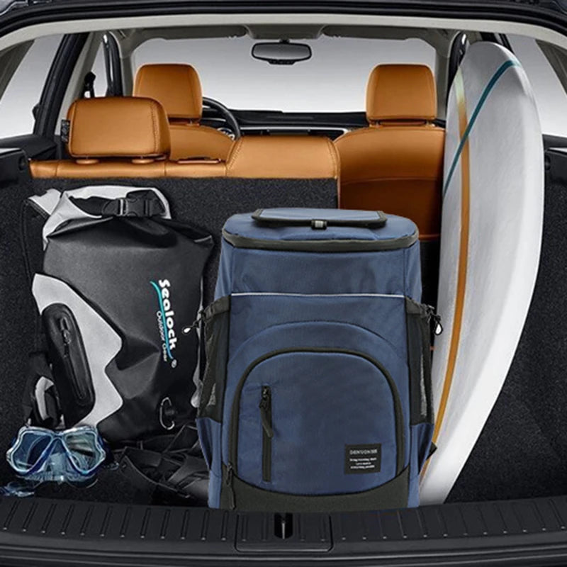 30L Insulated Cooler Backpack with Thermal Oxford Fabric