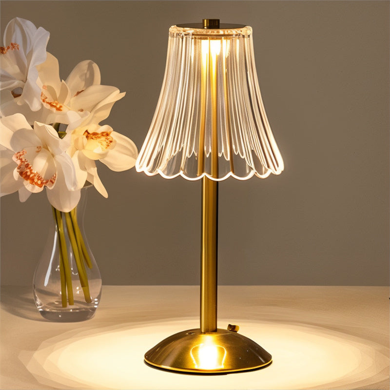 Dimmable Bedside Table Lamp - Cordless Battery Operated