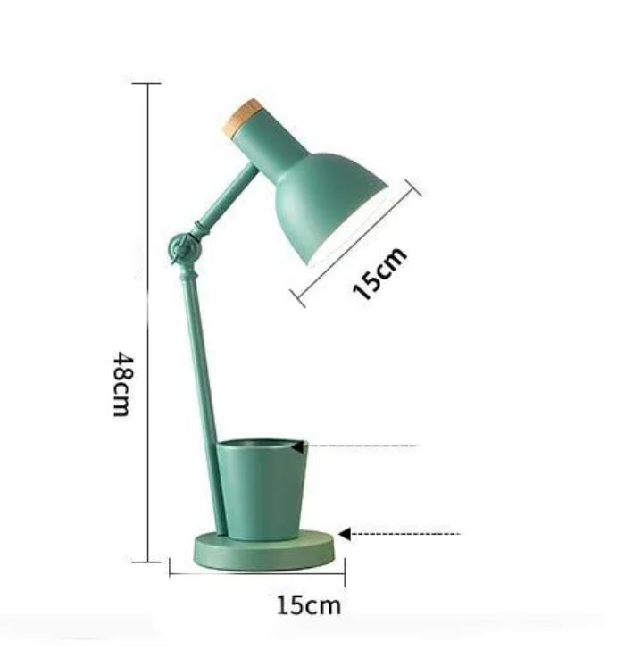 Modern Adjustable Bedside Table Lamp for Kids Bedroom - Desk Reading Light