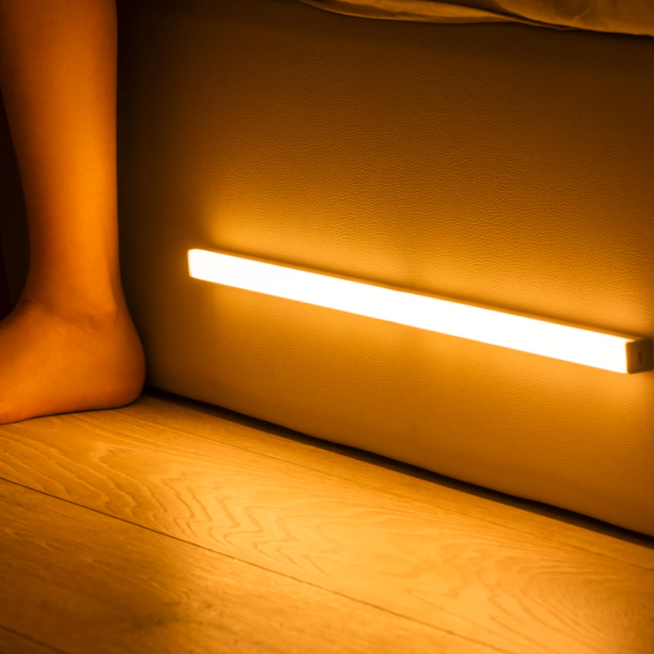 Rechargeable Motion Sensor Night Light - Wireless LED, Magnetic Mount