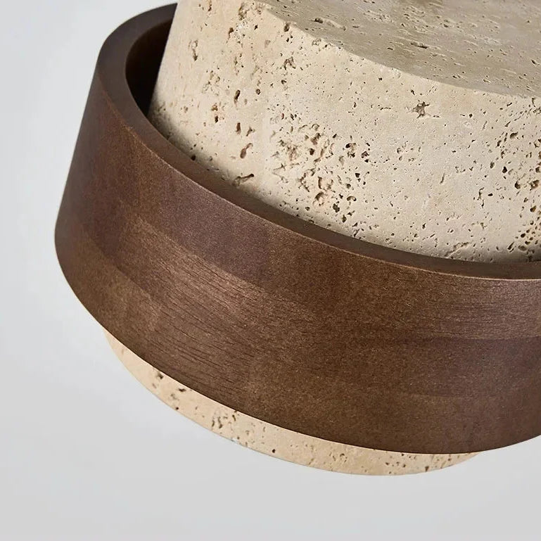 Wabi Sabi Style Stone Pendant Light