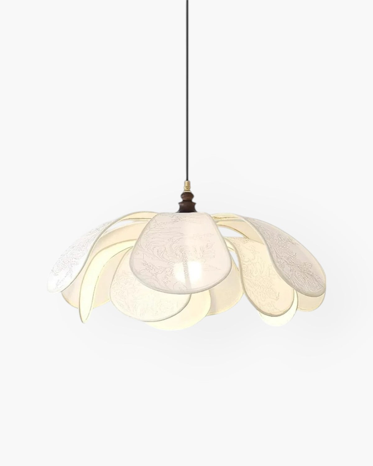 Elegant Floral Flush Mount Ceiling Light Warm 3000K Dining Kitchen