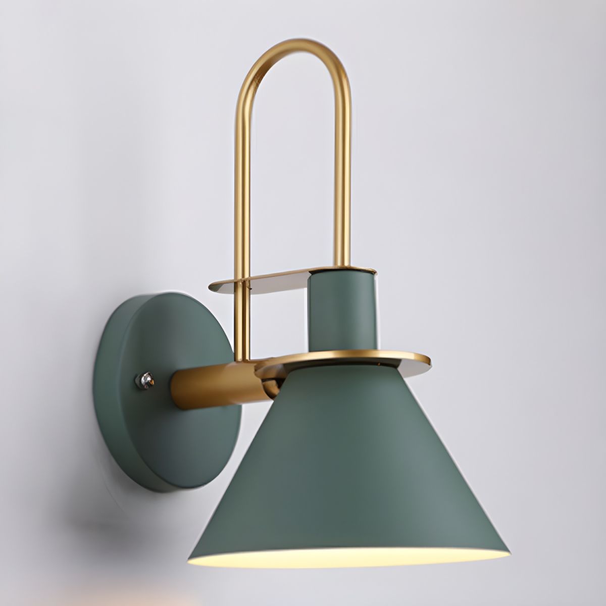 Modern Cone Metal Wall Light – Hardwired – Bathroom & Hallway