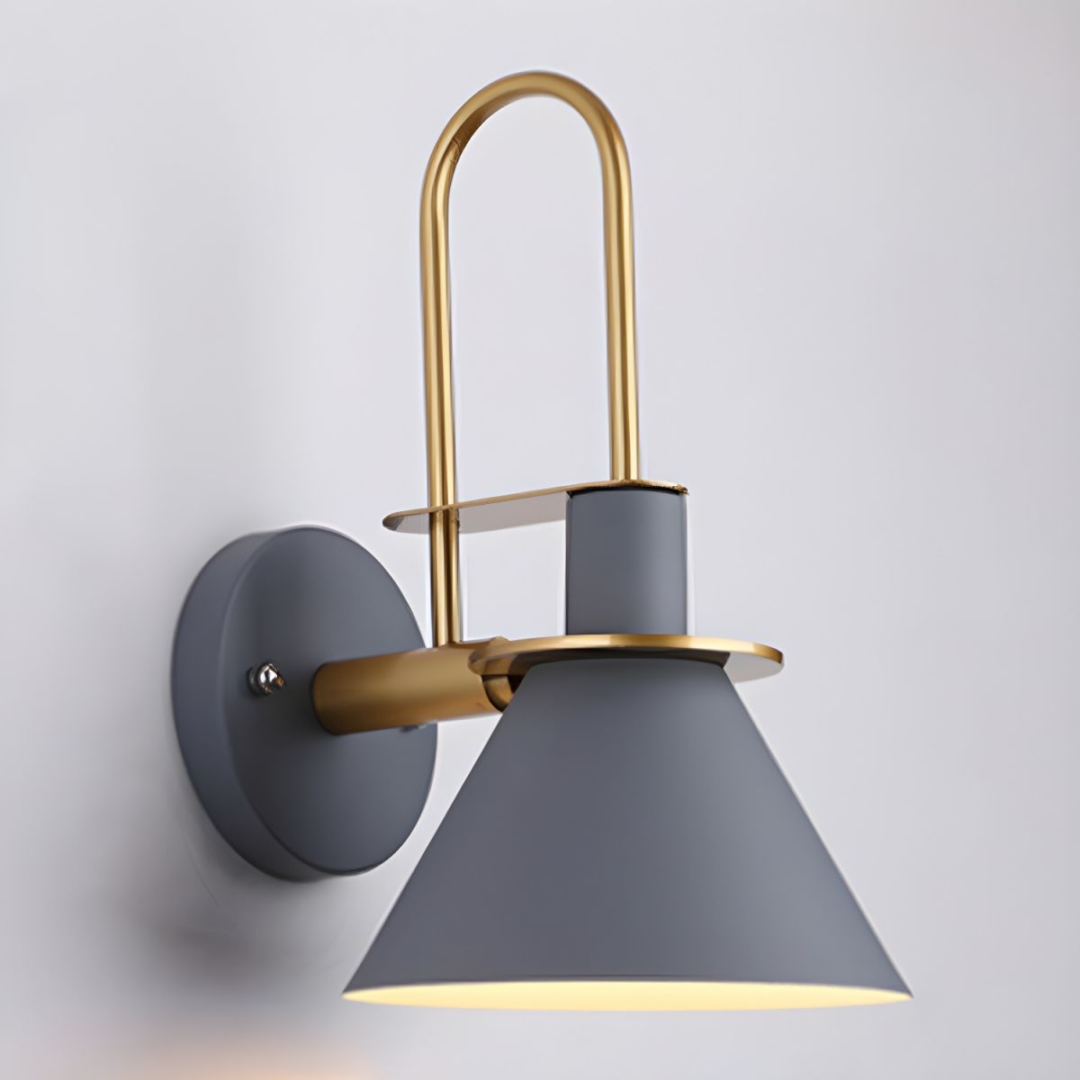 Modern Cone Metal Wall Light – Hardwired – Bathroom & Hallway