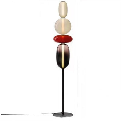 Designer Floor Lamp Colorful LED Adjustable Height Modern