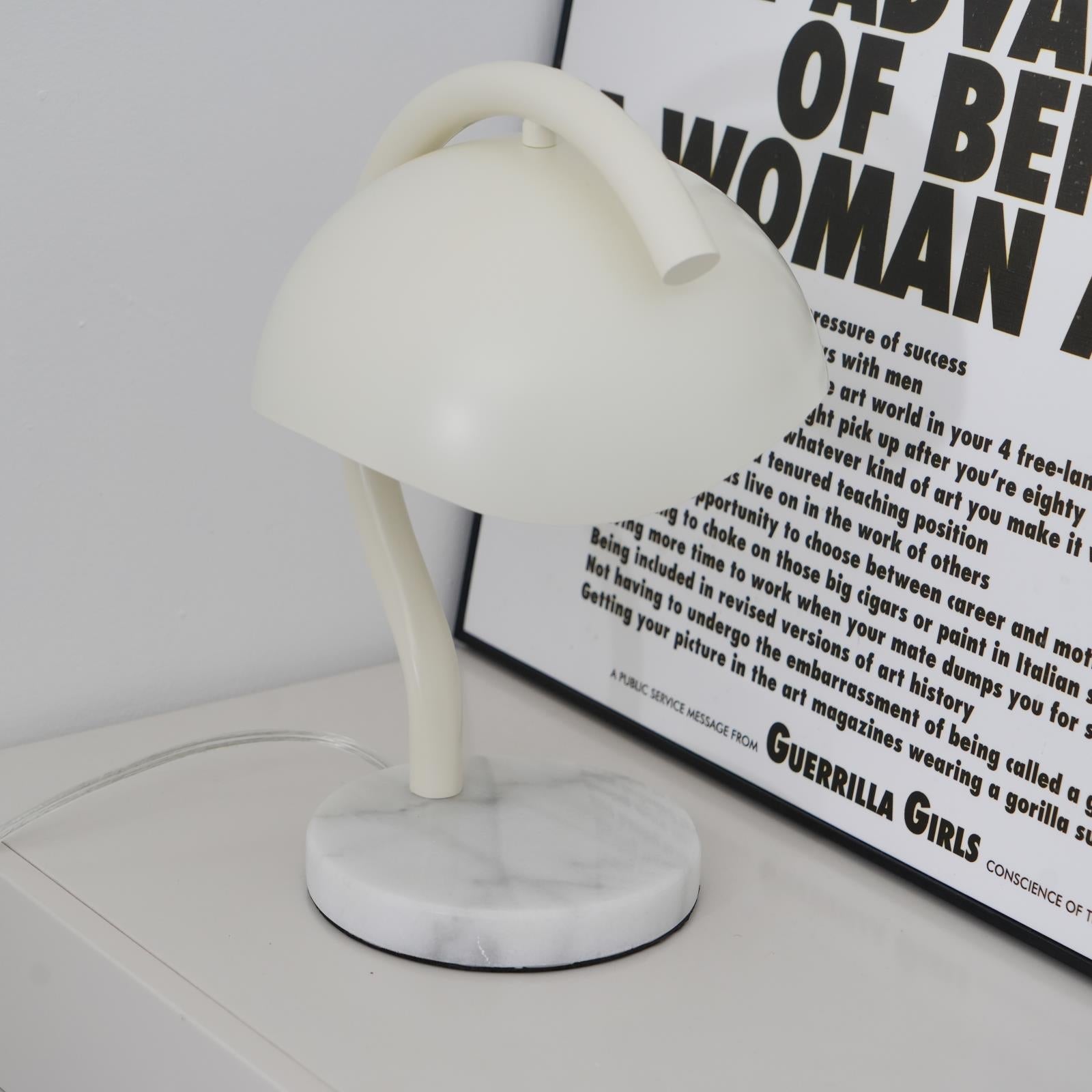 Wiora Candle Warmer Lamp – Soft-Beige Dome Shade – Flameless Wax Melting