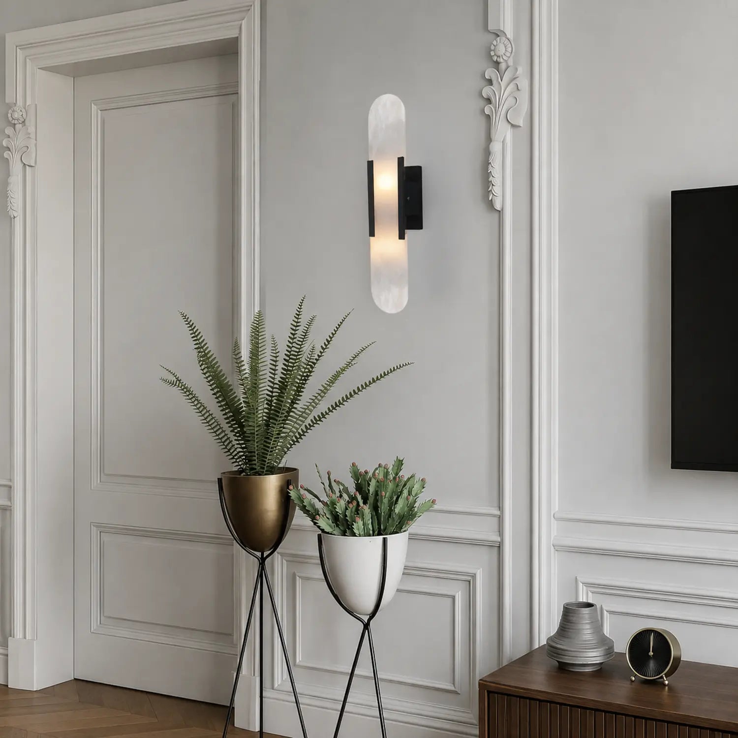 Natural Marble Wall Sconce