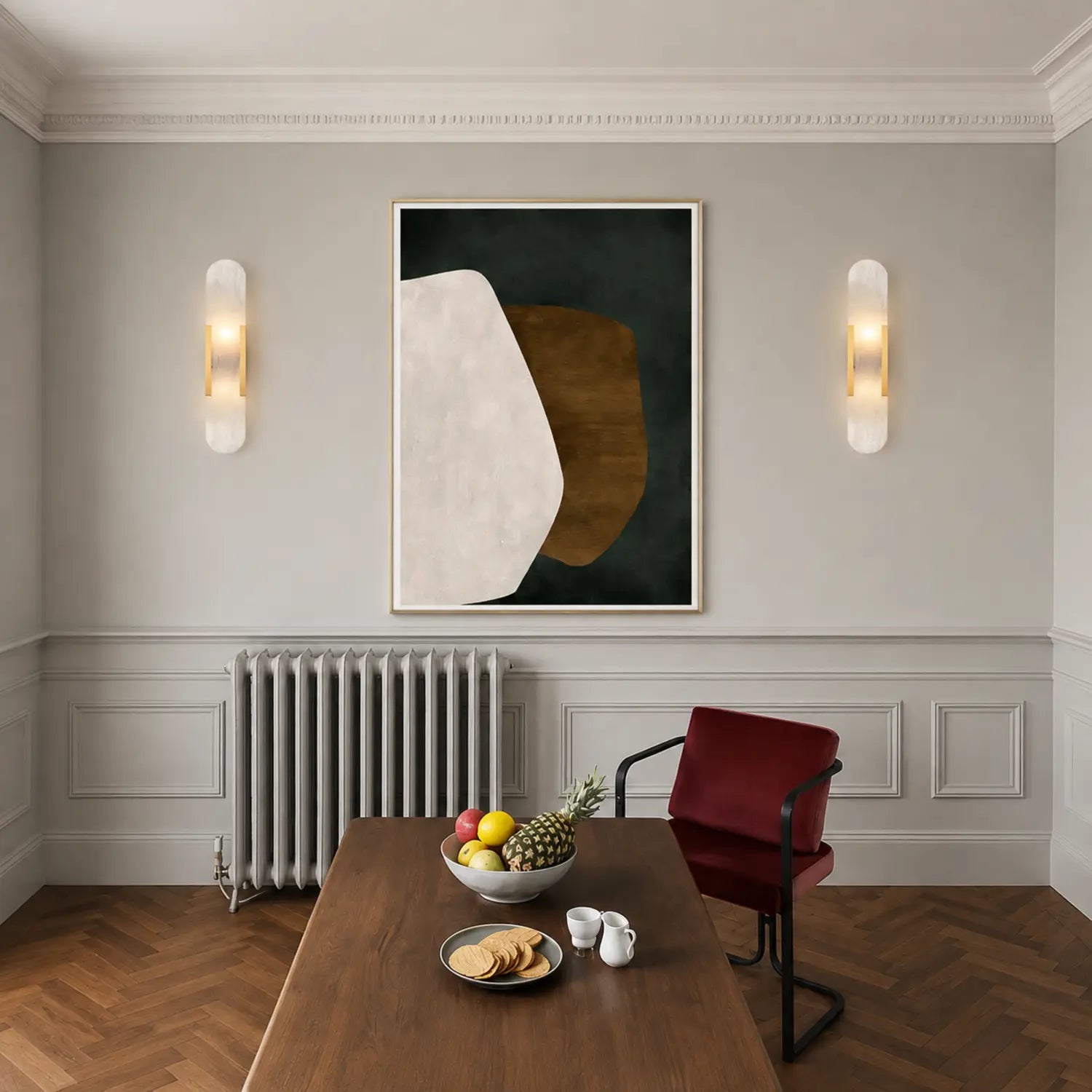 Natural Marble Wall Sconce