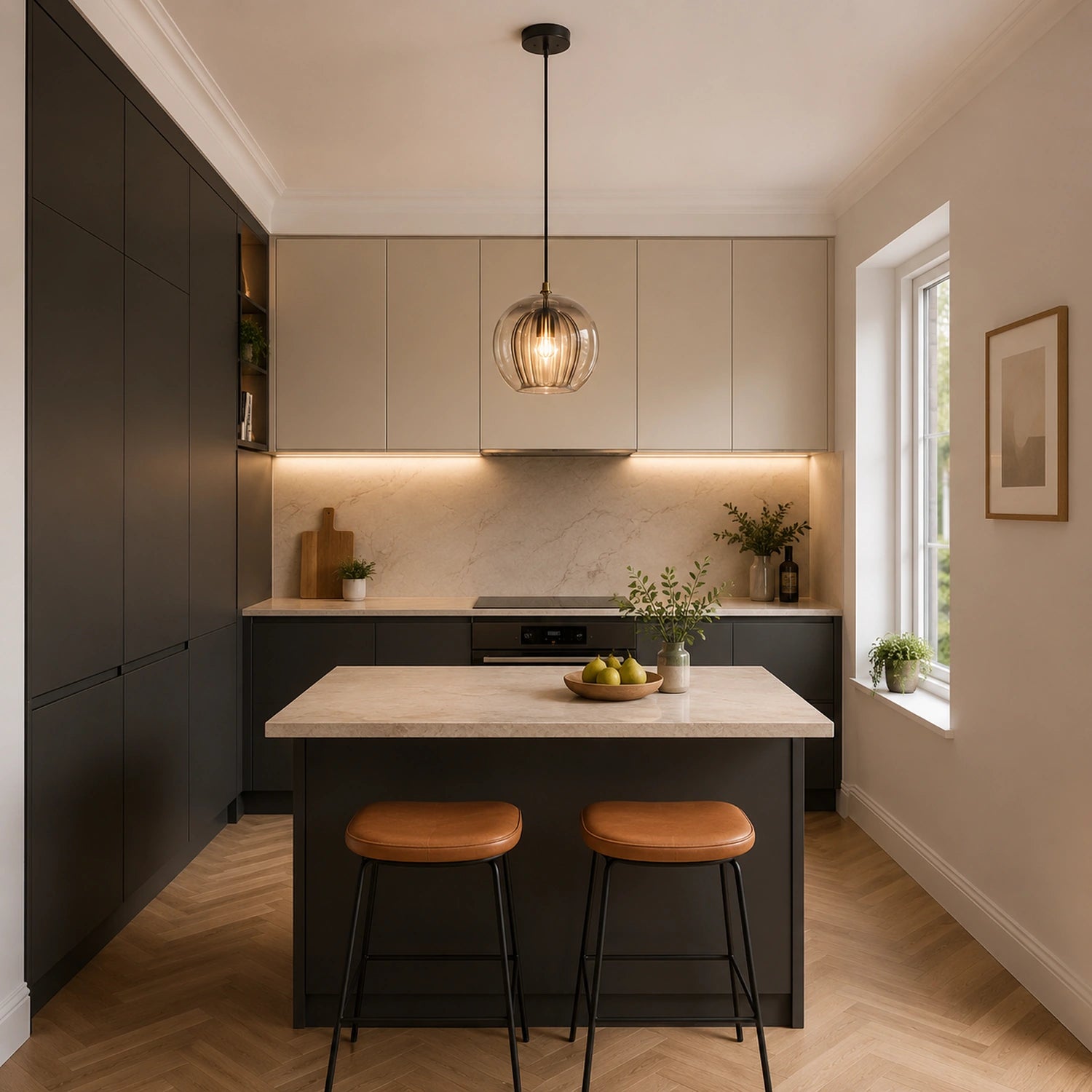 Modern Glass Pendant Light
