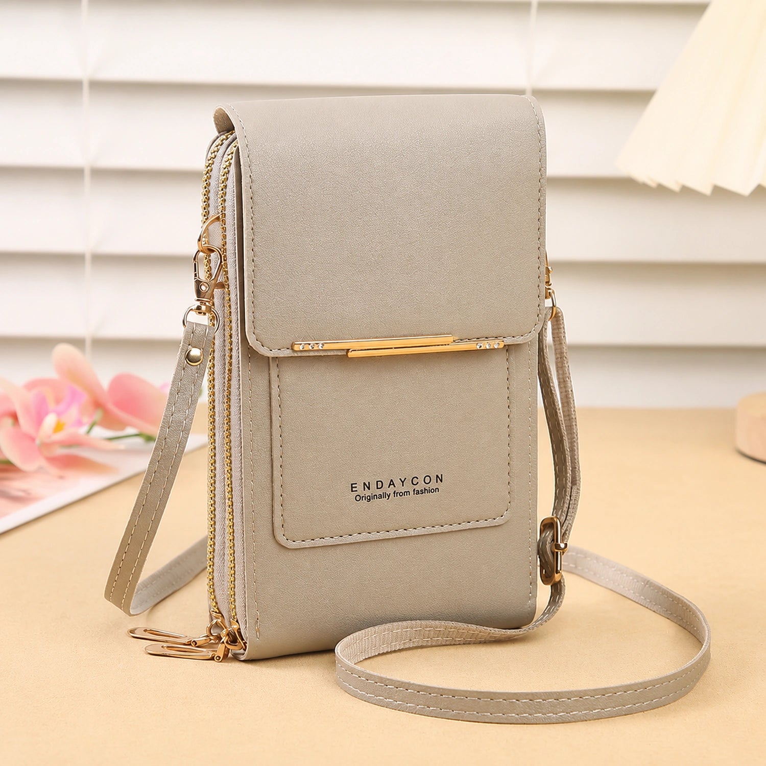 Crossbody Phone Bag with Touch Screen & Wallet