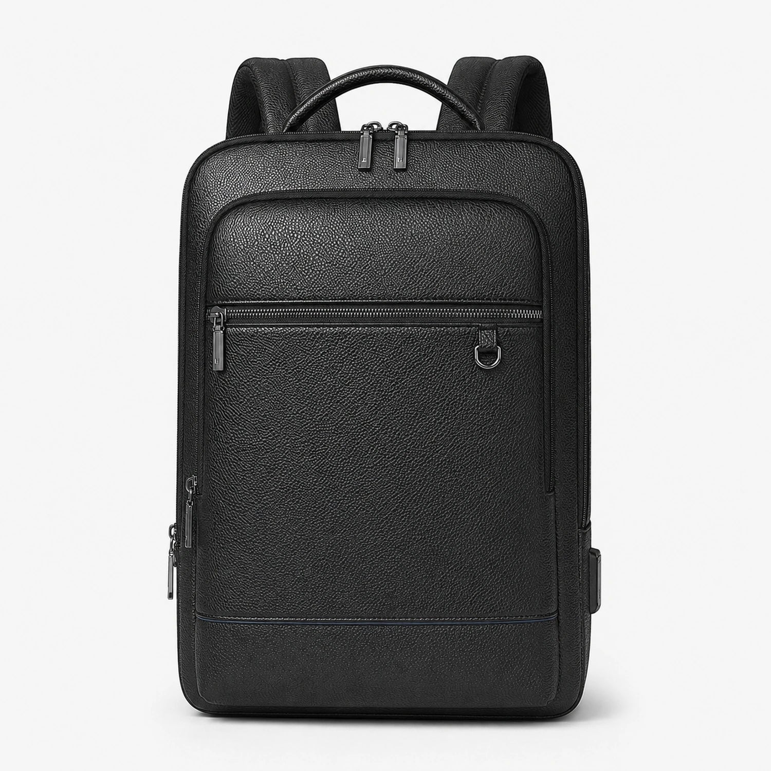 Executive PU Leather Laptop Backpack