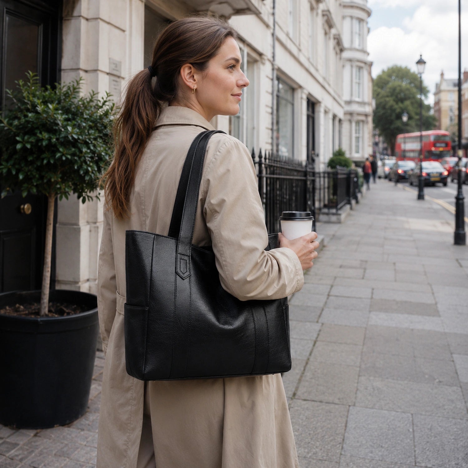 Vintage Large Capacity Tote Bag