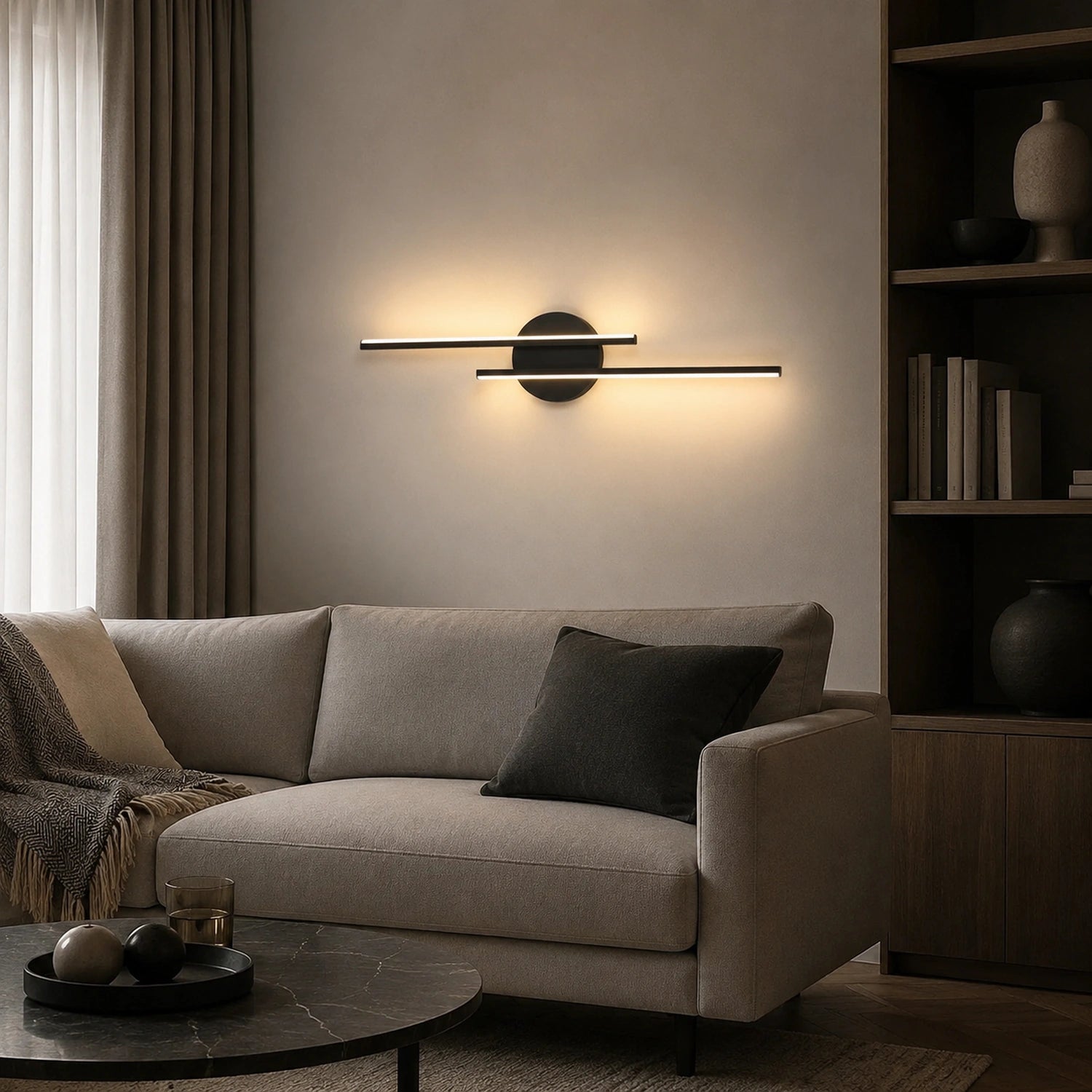 Modern LED Wall Light with Up & Down Illumination