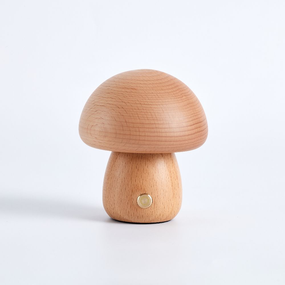 Modern Mushroom Bedside Table Lamp - Dome Shade