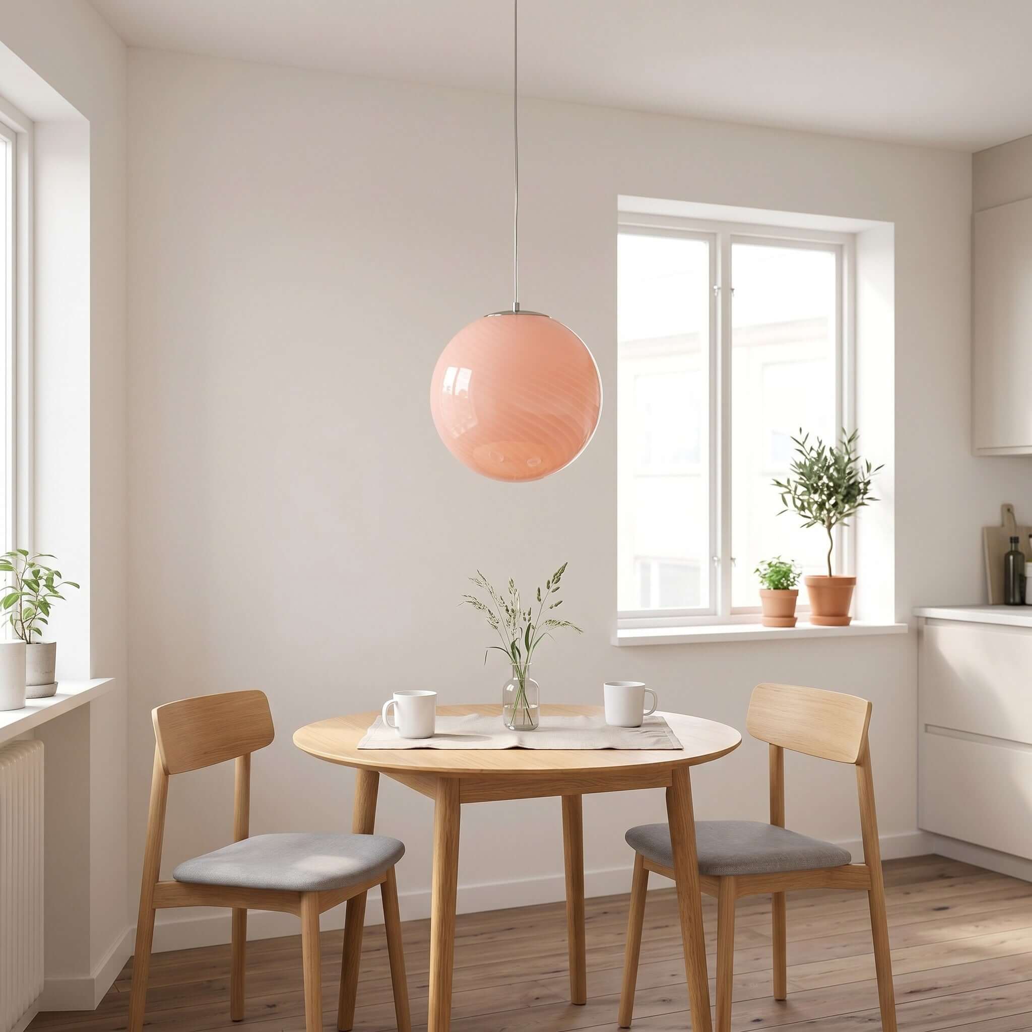 Colourful Bubble Glass Pendant Light