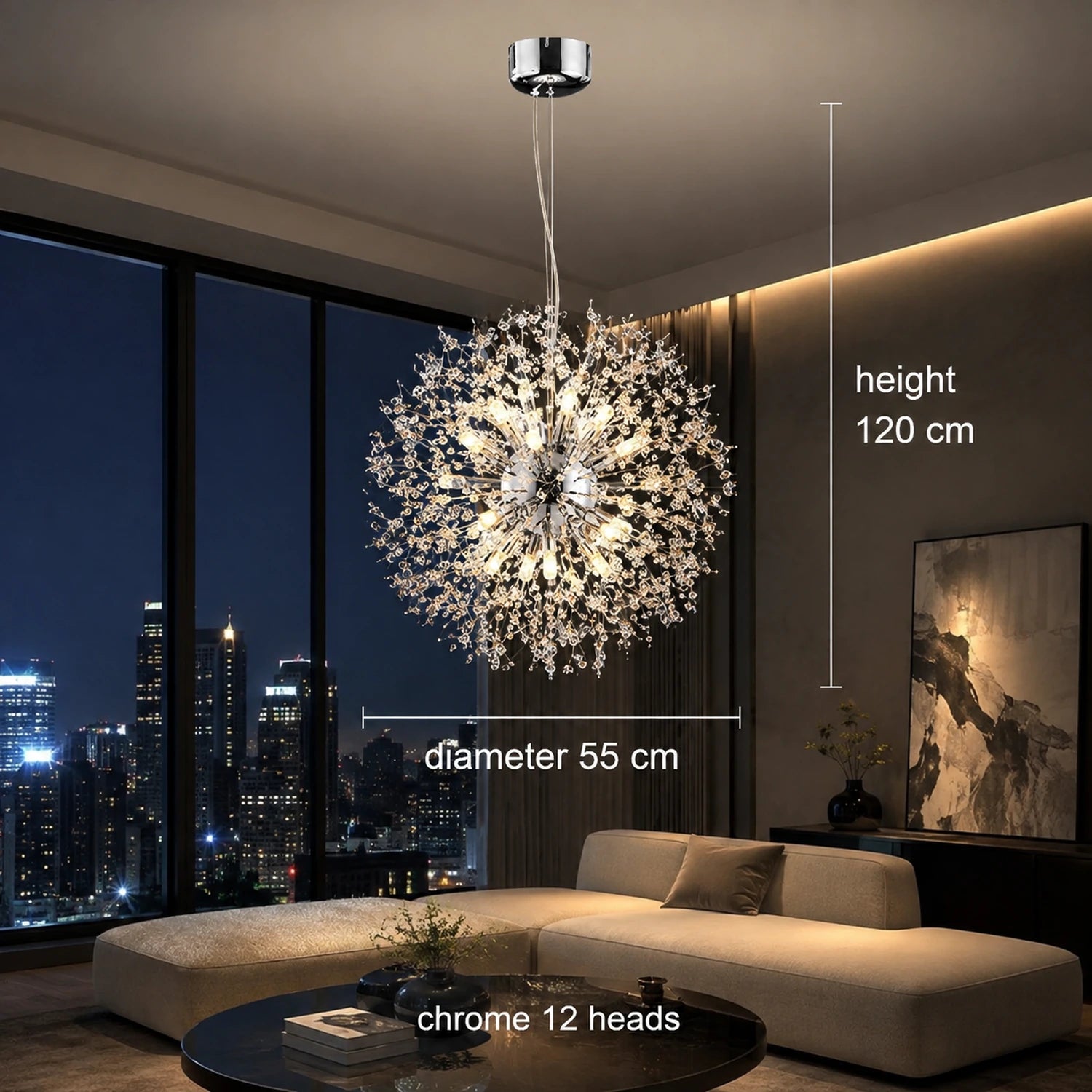 Modern Dandelion LED Pendant Light